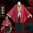 Demon Slayer: Kimetsu no Yaiba, Tsukuni Enichi cos trang phục anime ngoại vi Haori kimono trang phục hóa trang nam toàn bộ hình xăm dán