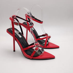 
Roman fashion sandals sexy stiletto high heels for women with open toes, royal sister temperament goddess, French fashion off-code clearance