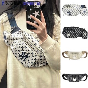 Korean MLB chest bag ny new old flower Yang Jiya same sports capacity messenger bag 32BGCD011-50U