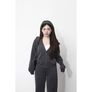 
Big Eye LARGE EYE Small Korean casual hooded sweatshirt set commuting versatile sports suit autumn
