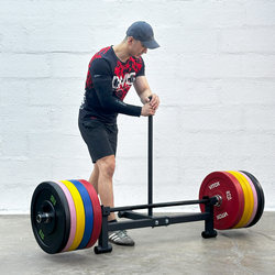 Deadlift Weight Change Device, Dual Support Weight Change Rack, Barbell Bar Addition/Subtraction Rack, Full Rubber Competition Weight Change Device, Professional Fitness