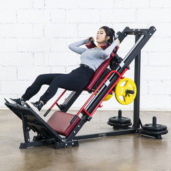 Inversion Trainer, 45-Degree Inversion Machine, Hack Squat Machine, Leg Hip Bridge, Heel Lift, Strength Training Fitness Equipment