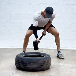Physical Training Round Hammer Square Hammer Explosive Power Fluidity Strength Fitness Tire-Smashing Hammer Core Strength Training Device