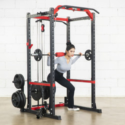 Frame-Style Squat Rack, Gantry Rack, Bench Press Rack, Weight Bench, Squat Rack, Pull-Up Rack, Overhead Pull-Down, Rowing Machine, Core Training