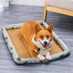 Summer Mat Dog Bed Floor Mat Cat Bed Dog Bed Pet Supplies Teddy Small Dog Dog Mattress All-Season Use
