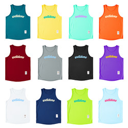 American-Style Sleeveless Basketball Sports Vest, Loose-Fitting, Warm-Up Training, Running, Quick-Drying, Sweat-Wicking, Breathable, Ultra-Light Vest