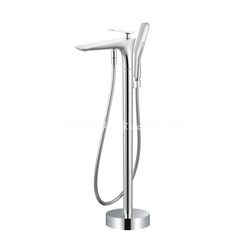 Standing bathtub faucet all-copper floor-standing bathtub massage tank floor-standing bathtub side exposed hot and cold faucet 5255 real shot