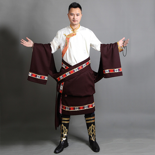 modern tibetan dress male Traditional men's wear. #tibetanclothing #man #manwear #manstyle #manfashion #menshair #traditional #dresses #mensstyle #beautyoftibet #fashionoftibet #tibetanphotographer #tenzinsamphelphotography #menfashions