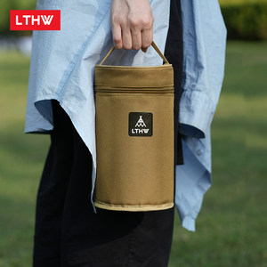 LTHW traveling outdoor high mountain flat gas tank storage Baoye portable anti -collision thick insulation card type furnace gas tank bag