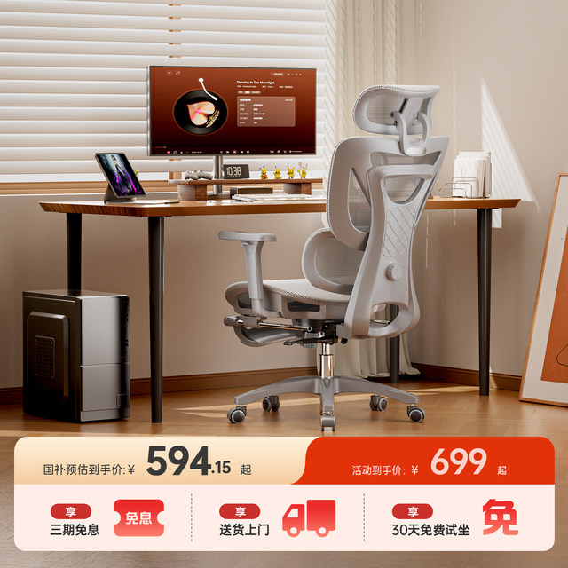 
TotGuard ergonomic chair computer chair home office chair gaming chair sedentary backrest chair E1