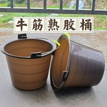 
Ash bucket construction site cement bucket thickened and cooked glue
