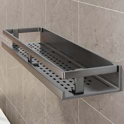 Makeup Room Storage Rack, Bathroom, Restroom, Washbasin, Bathroom No-Drill Wall-Mounted Storage Rack