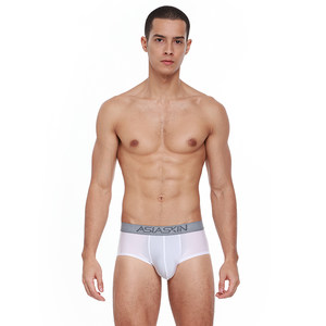 Ethel's seaweed fiber lining with antibacterial, moisturizing, and breathable underwear, ice silk sexy low waisted small flat angle 005KD