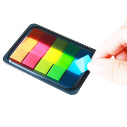 Deli 9060 Colored Fluorescent Label Stickers, Indicator Stickers, Sticky Notes, Note Paper, Fluorescent Film, Sticky Notes, Notice Stickers