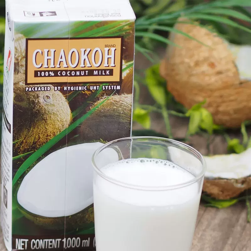 椰汁进口泰国巧果椰浆1升烘焙咖喱调料西米露