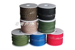 Three-Core Rope 2mm Paracord 50.164m ft Tent Rope Binding Woven Bracelet Belt Dog Leash