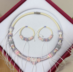 Baby Silver Lock Necklace, Purely Hand-Woven, a Long-Life and Safety Lock Pendant for Infants, a Gift for Full Month, Hundred Days, or First Birthday