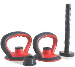 Kettlebell Handle Base with Rubber Coating, Kettlebell Handle, Dumbbell Converted to Kettlebell, Universal Adjustable Weight, Women's Fitness Kettlebell