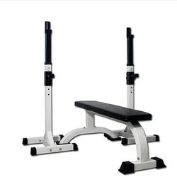 Squat Rack, Barbell Rack, Home Fitness Equipment, Simple Weightlifting Bench, Large Flat Bench, Bench Press Weightlifting Rack, Dumbbell Bench 