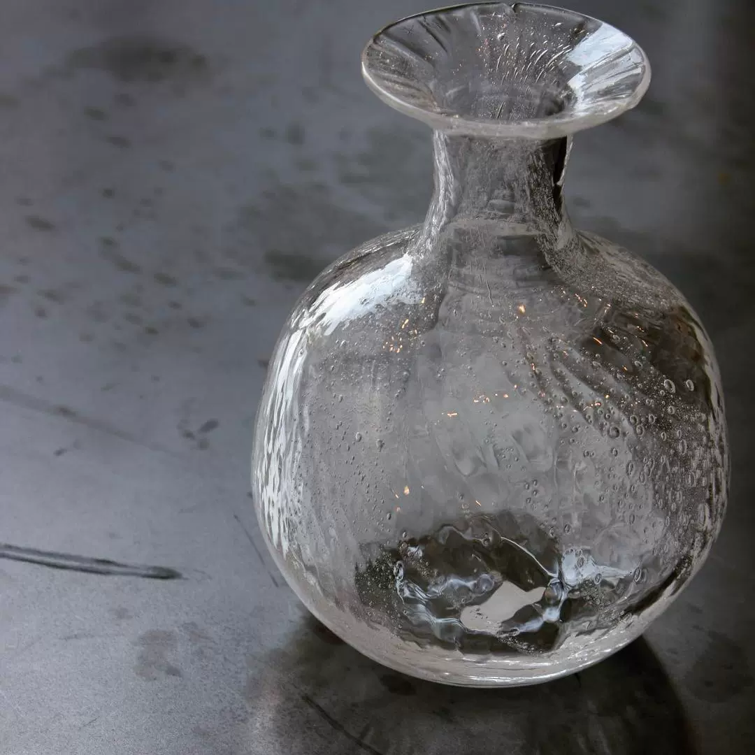 西山芳浩さん ガラス 硝子 花器 一輪挿し 花瓶 瓶 びん