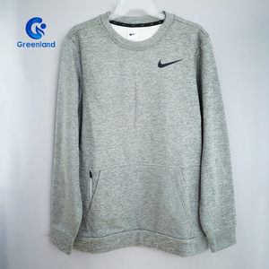 
NIKE Nike men's velvet warm gray sweatshirt sports casual round neck loose pullover CU7272-063