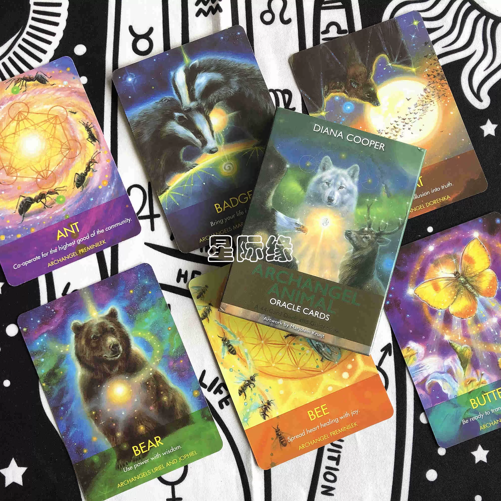 包郵archangel Animal Oracle Cards大天使動物神諭卡英文桌遊牌