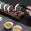 Giá để tách trà bằng tre nặng Bộ trà Giá đựng đồ Phòng trà Kung Fu cổ điển Giá để ráo nước Giá trưng bày tại nhà Phụ kiện trà Phụ kiện bàn trà