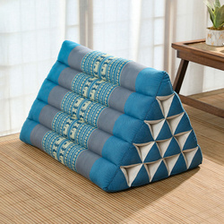 Yili Southeast Asian Style Fabric Triangle Cushion Bedside Large Backrest Bay Window Tatami Sofa Waist Protector Large Cushion