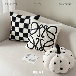 ins Style Living Room Sofa Throw Pillows Modern Minimalist Model Room Headboard Pillows Pillowcases Bay Window Backrest Cushions with Inserts