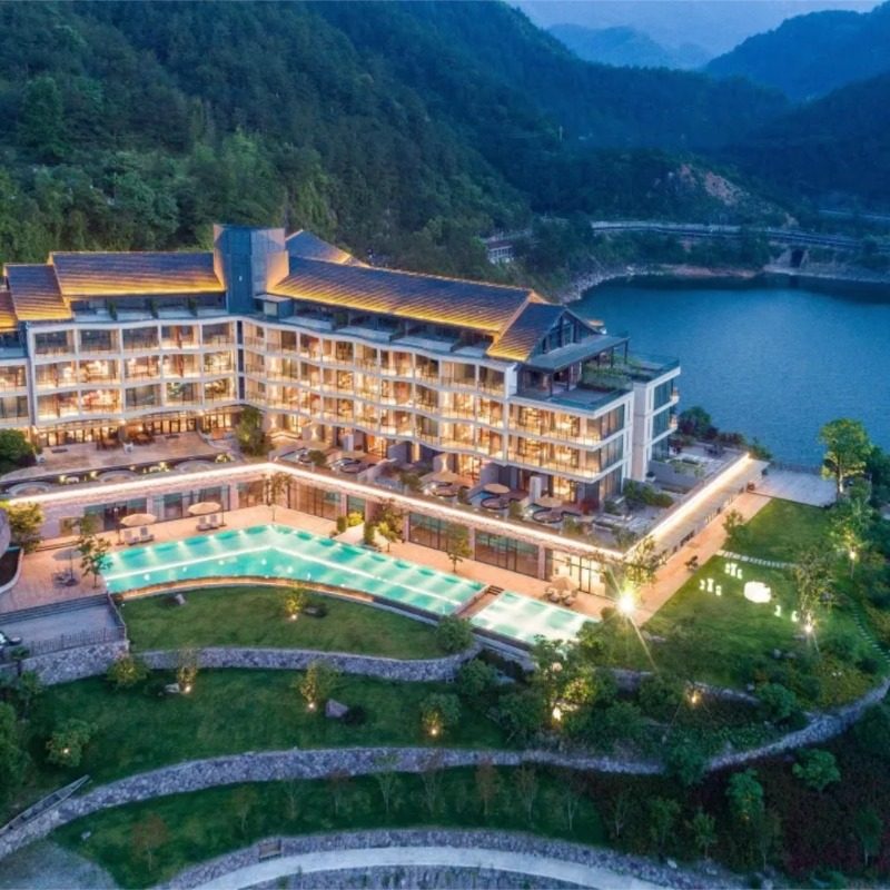 千岛湖返里度假酒店1晚享五谷温汤+湖畔健身+十二星座儿童乐园