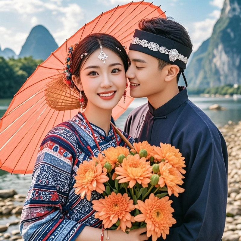 五钻桂林漓江大瀑布饭店4天3晚+桂林千古情双人票+象鼻山景区+漓江+两江四湖环湖步道