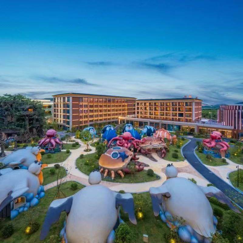 3天2晚舟山长乔鹈鹕度假酒店含早|海洋公园+雨林动物+鲨鱼湾浴场三园不限次畅玩