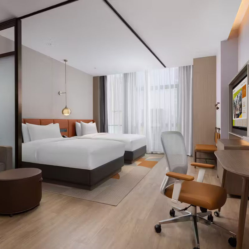 郑州自由行 郑州东站希尔顿惠庭酒店5天4晚 可选其他酒店