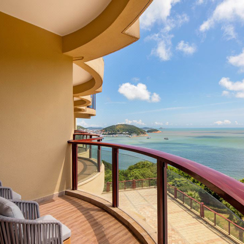 舟山海景皇冠假日酒店2晚+早餐+普陀山门票/往返船票