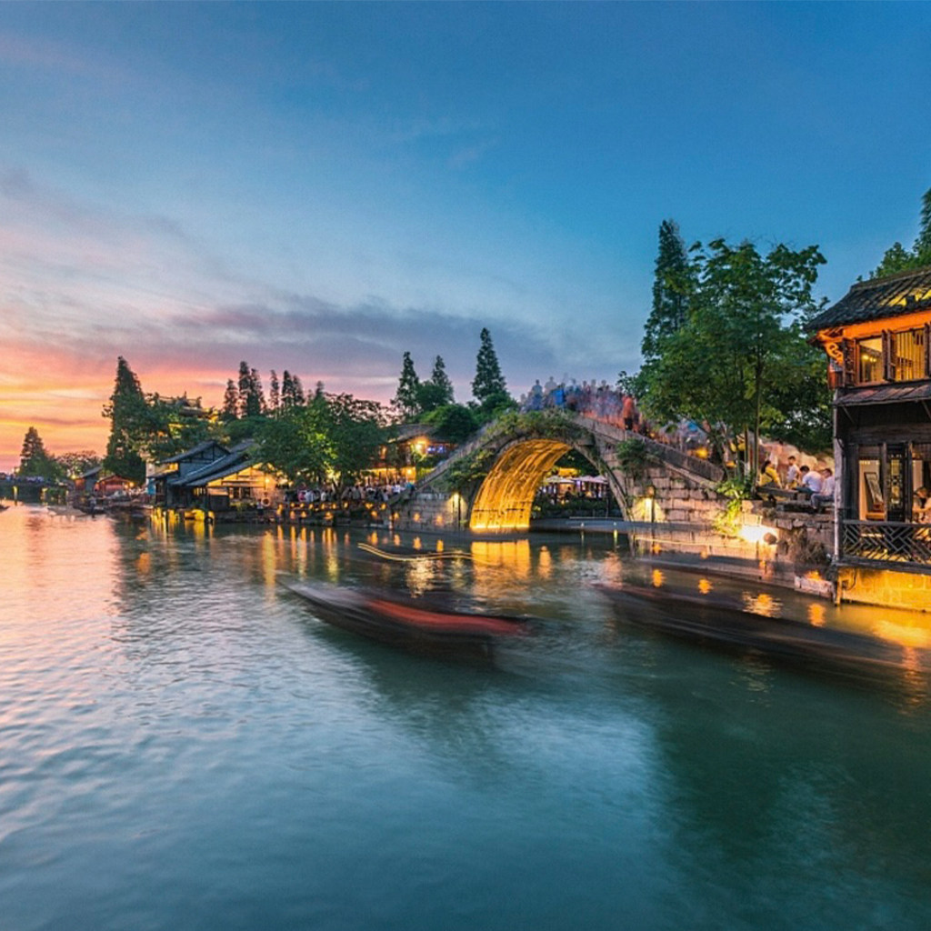 【周末不加价】1晚浙江嘉兴南湖宾馆+乌镇/濮院/西塘买1送1/多景点可选