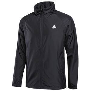 
Peak men's sports windbreaker spring and autumn running windproof jacket top woven quick-drying winter plus velvet jacket men