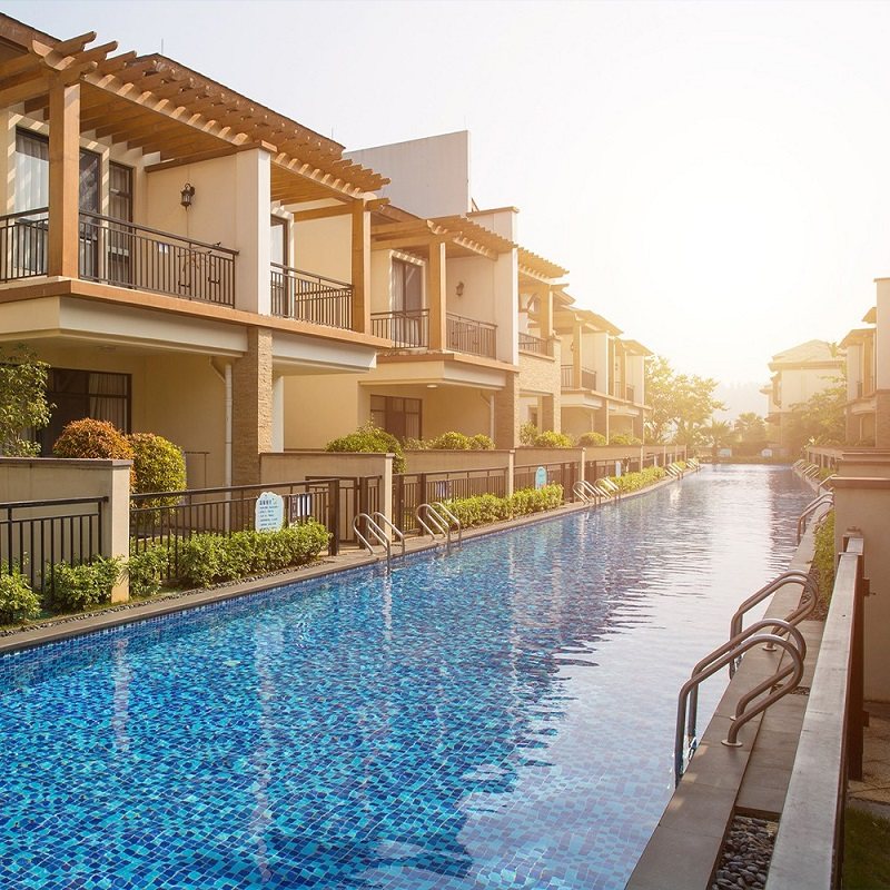 【温泉季】清远英德宝墩湖湖山度假酒店别墅温泉亲水泳道近宝晶宫