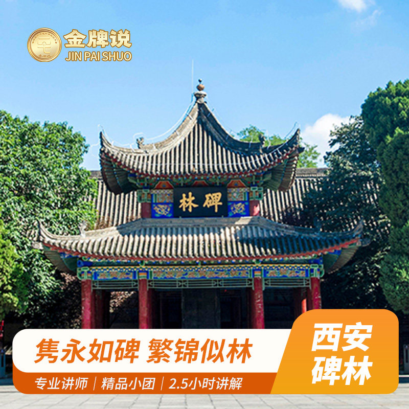 金牌说●西安碑林博物馆2.5H专业导游讲解亲子纯玩 15人精品小团 - 定制游预订