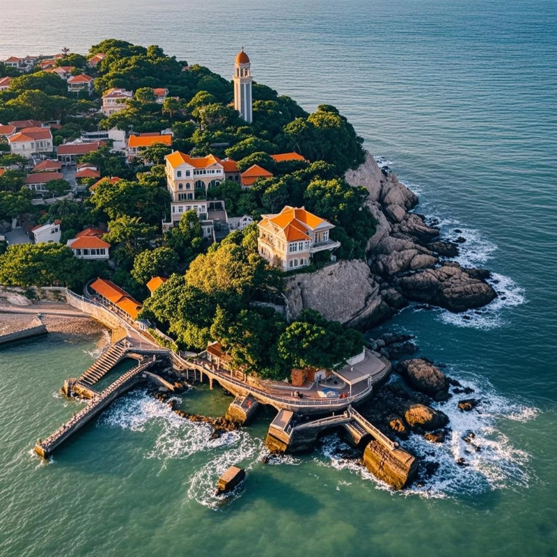 机票+厦门鼓浪屿4天3晚2日专车自由行住希尔顿逸林酒店船票植物园