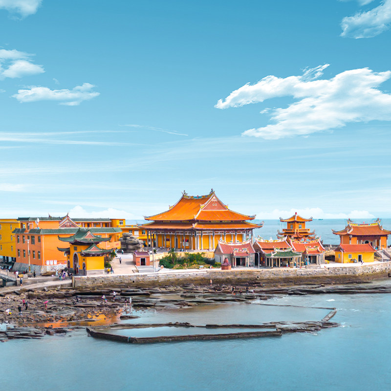 【6人团/12人团】泉州晋江一日游梧林村永宁古镇洛伽寺黄金海岸旅