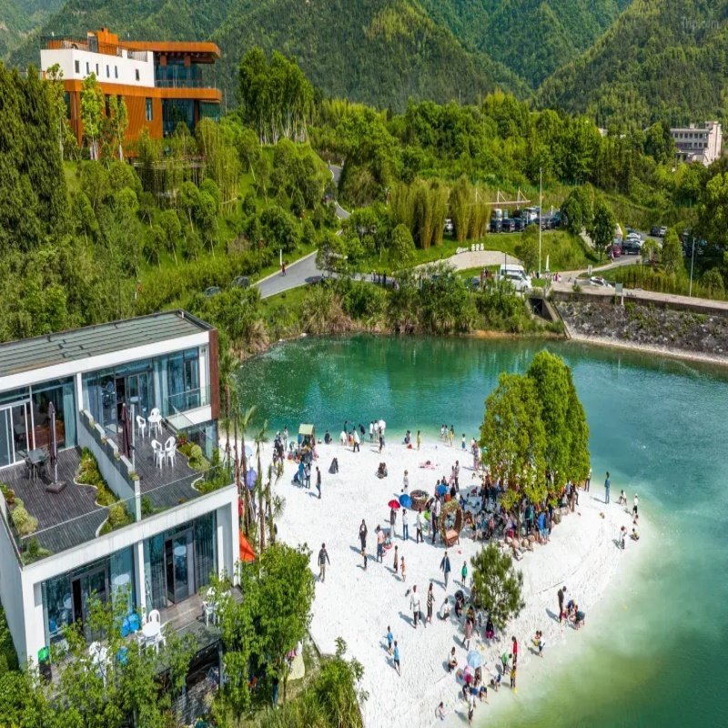 杭州建德乐活岛度假酒店1-2晚+双早+卡丁车/垂diao/射箭/正餐+游玩设施