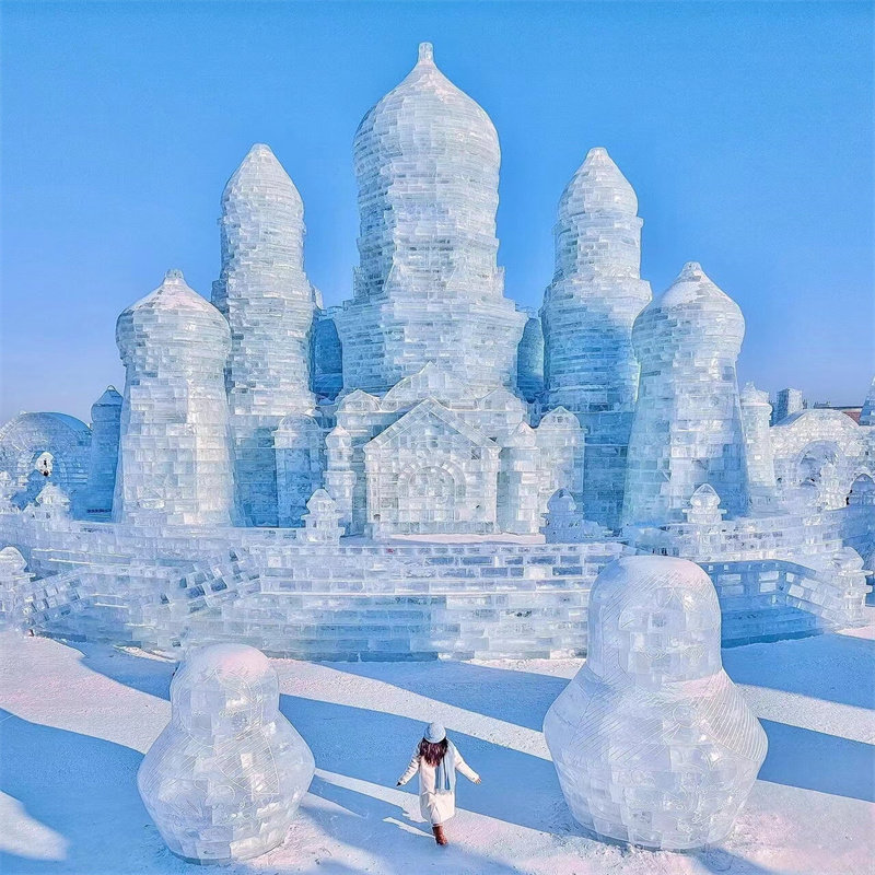 D寒假春节上海往返哈尔滨吉祥机票+冰雪大世界普通票5-6天自由行 - 定制游预订