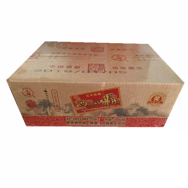 本强酒中酒霸五年陈52度125ml24瓶/份