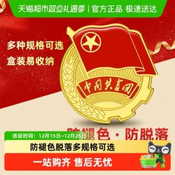 Youhe Communist Youth League Emblem Standard Pin Small Magnetic Buckle Strong Magnet Suitable for Student Members of the Communist Youth League Teacher Recommended School