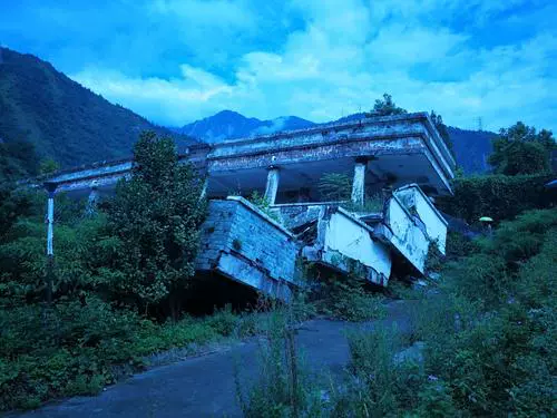 汶川地震震中遗址图片