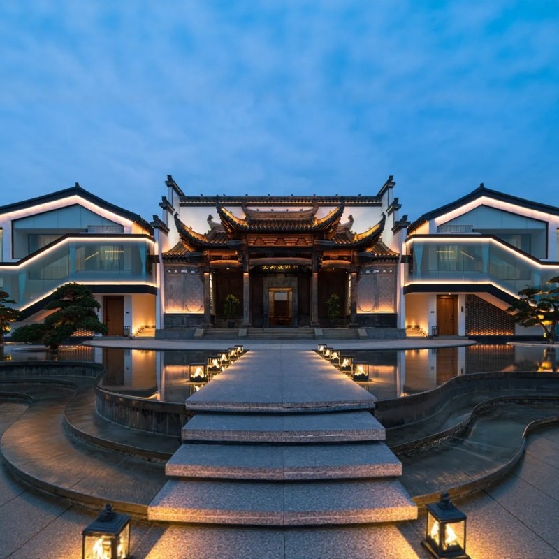 【岩画温泉·一泊二食】2晚广西崇左花山笙美度假村+温泉无限次买1送1+限量升级私汤房