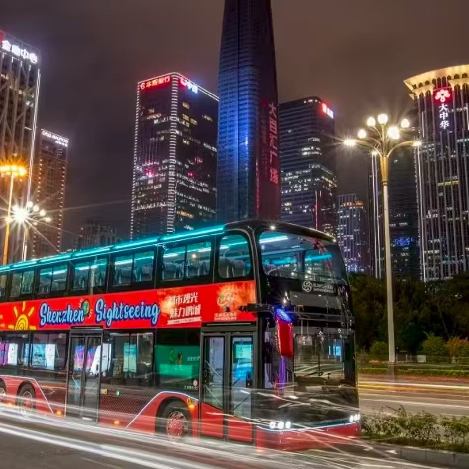 【畅玩】深圳宝安中心颐朵朵酒店颐朵至尊大床房2天1晚+观光巴士