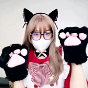 Mèo dễ thương cosplay đạo cụ biểu diễn tai mèo đầu mèo Paw găng tay trẻ em đuôi mèo lolita phụ kiện Đồ lót cosplay mèo Đồ lót cosplay mèo sexy