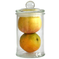Glass transparent grain storage storage tank