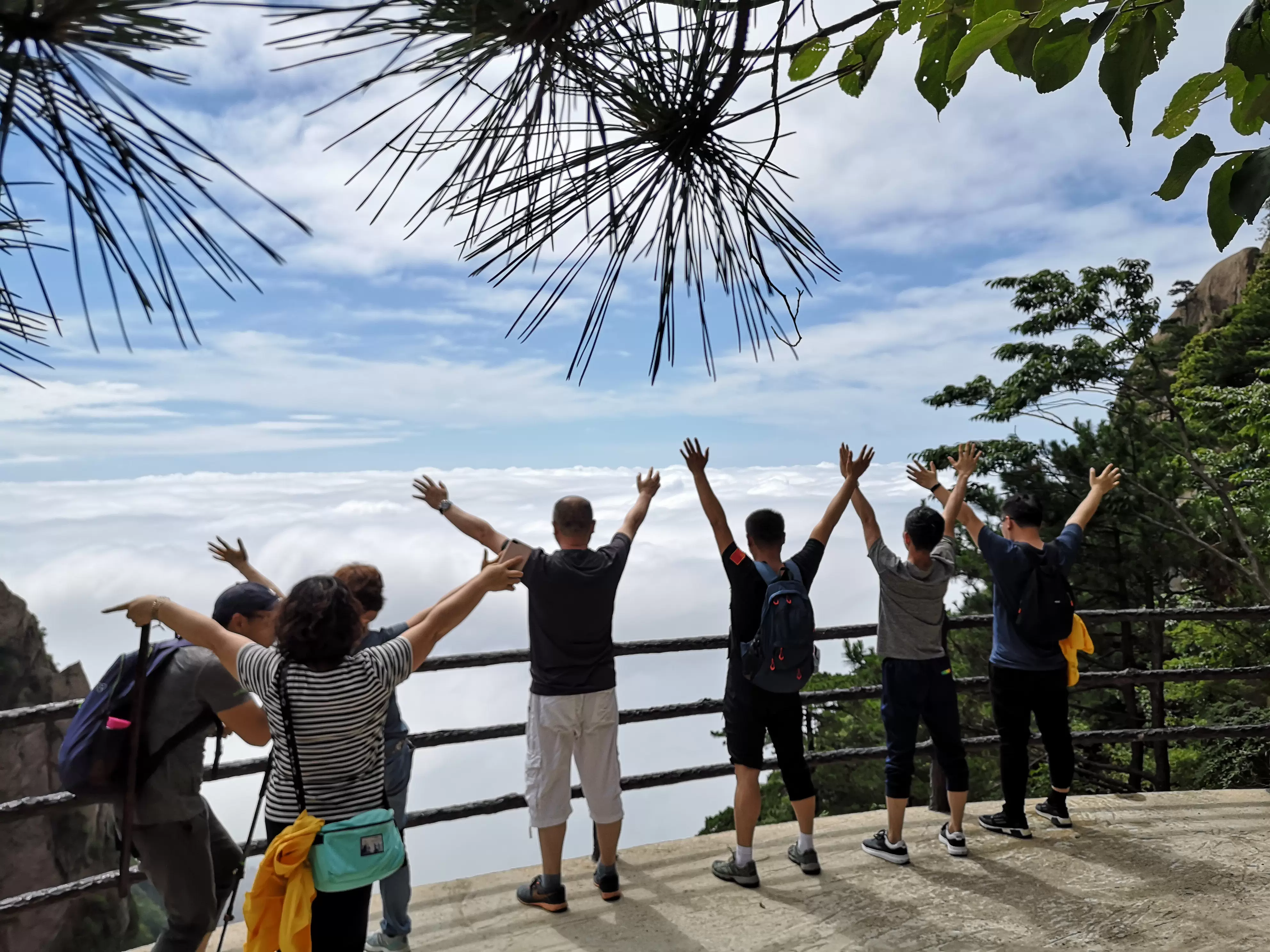 九华山花台景区图片